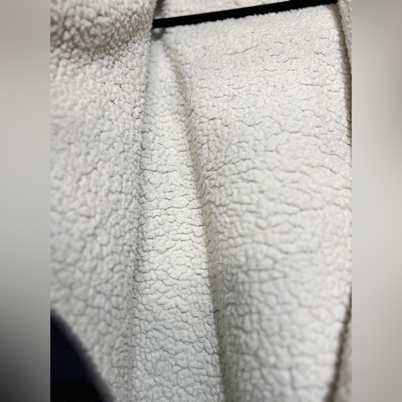 Victoria's Secret Pink Women Sherpa Lined Jacket Full Zip Hoodie SIZE M/L - Picture 7 of 8